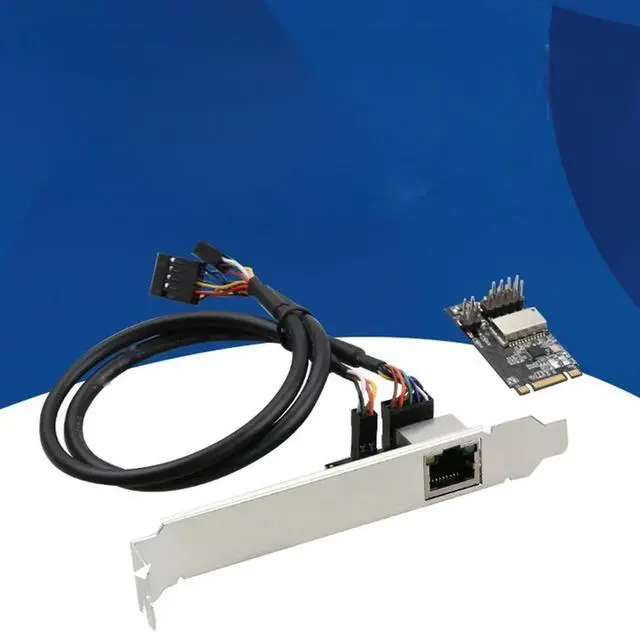 Main image of FOR M.2 B-Key M-key to RJ45 Ethernet Network Adapter Card with RTL8111H 10/100/100Mbps lan to ngff