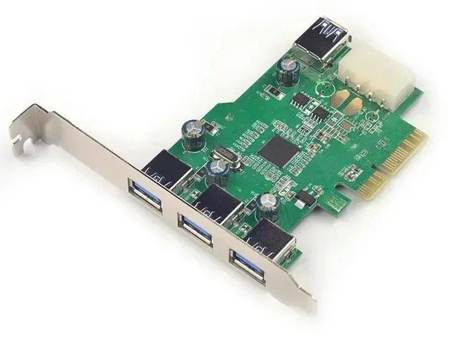 Main image of FOR USB 3.0 PCI-e expansion Card PCIe USB3.0 adapter 3 external + 1 internal USB PCI express converter Support IPad charging