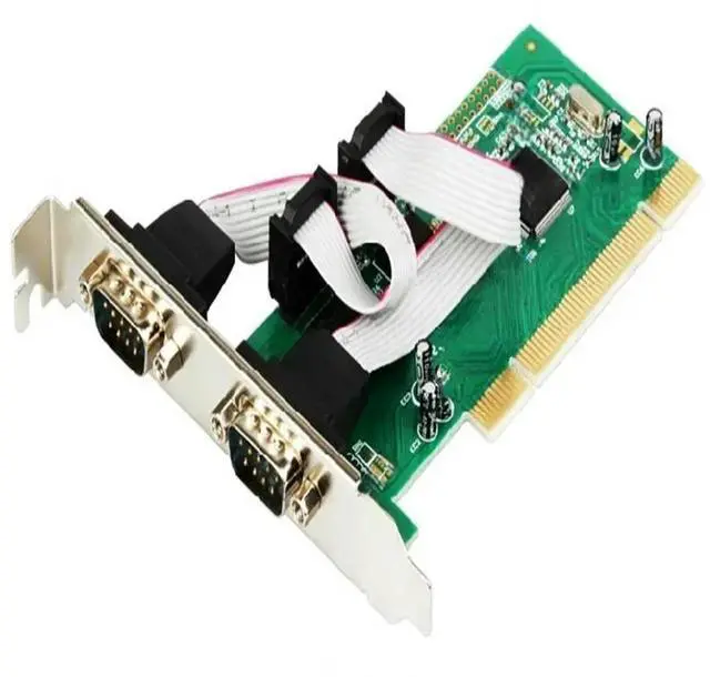Main image of FOR 2 Port RS232 RS-232 Serial Port COM DB9 to PCI Card Adapter Converter MCS 9865 Serial industry