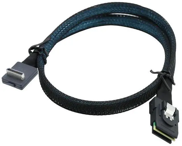 Main image of FOR PCIE SFF-8611 4i 42Pin 90 degree to MINI SAS SFF-8087 36P For SSD Data Cable