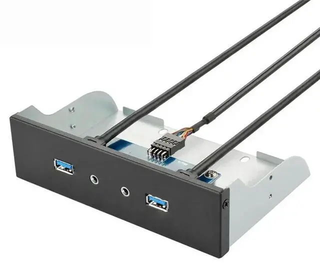Main image of FOR 5.25 inch Computer Case 2 port USB3.0 USB Audio Port Front Panel