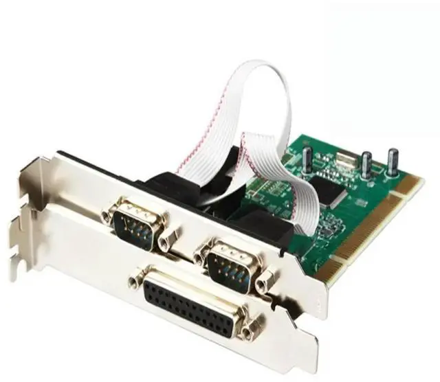 Main image of FOR Combo 2 DB-9 Serial (RS-232) + 1 DB-25 Parallel Printer (LPT1) Ports PCI Controller Card 9865 chip Industrial Multiport Serial