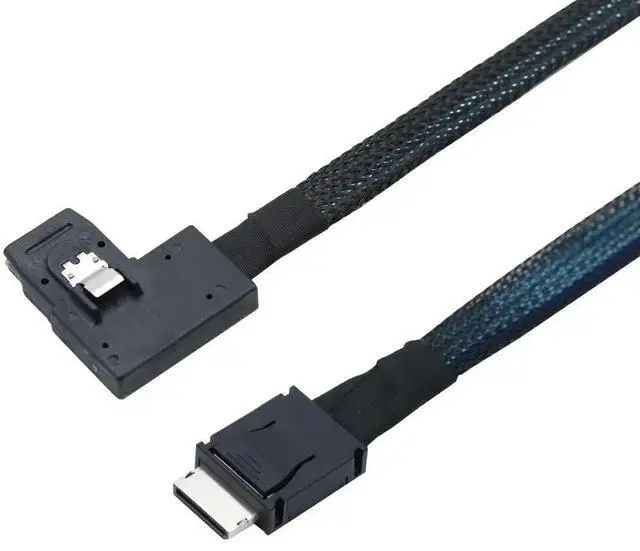 Main image of FOR High Speed SAS 8611 4I to MINI SAS SFF-8087 Right Angle Cable for PC Hardware