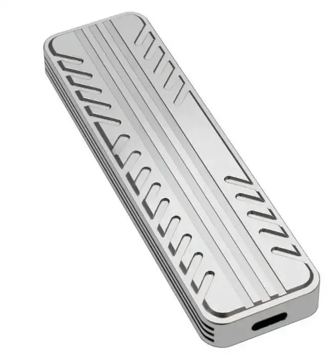 Main image of FOR Aluminum M.2 NVMe Solid State Drive External Enclosure 10Gbps Type-C & Type-A USB3.2 Gen2 SSD Case for 2280/2260/2242/2230