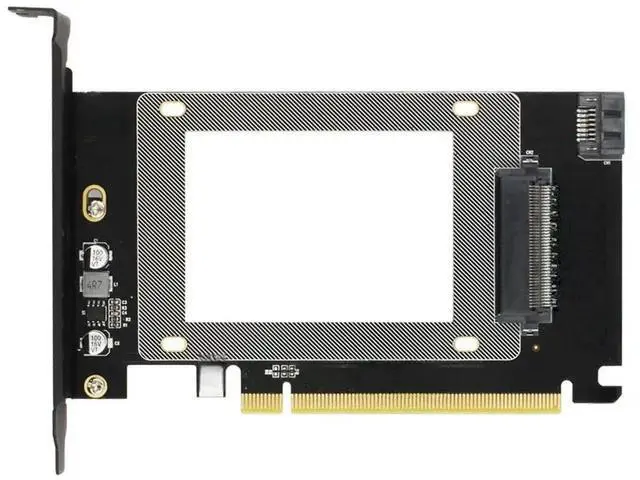 Main image of FOR PCI-E Riser 3.0 4X X16 to U.2 SFF-8639 Adapter NVMe PCIe SSD PCI-e to U2 Card M.2 NGFF 2.5' SSD to PCI-EX16