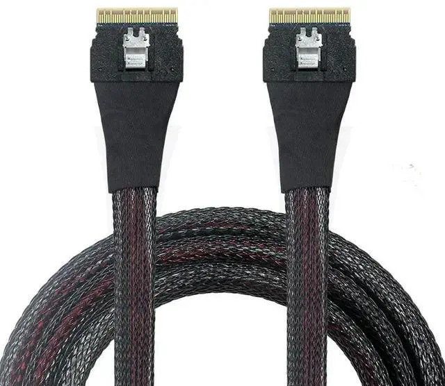 Main image of FOR Slim SAS SFF-8654 8i To SFF-8654 8I 74P SAS 4.0 High-Speed Transmission Cable