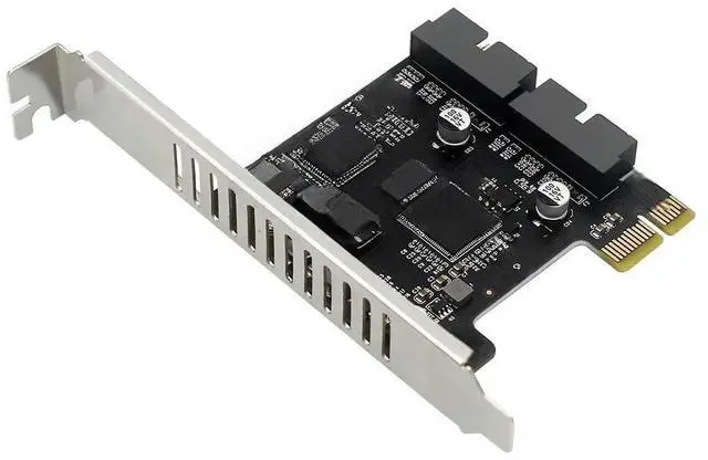 Main image of FOR Super Speed Pcie To 2 Port 19Pin USB 3.0 Riser Card PCI-e To Dual Internal 20Pin PCI Express Card Converter Adapter for Computer