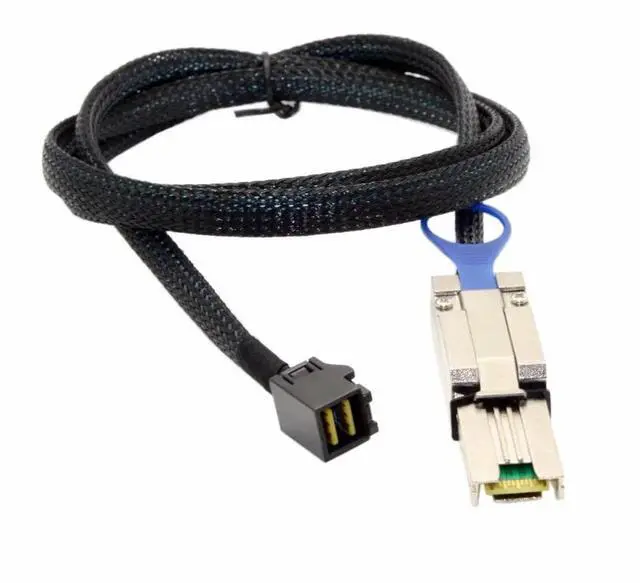Main image of FOR External Mini SAS SFF-8088 to Mini SAS High Density SFF-8643 Server Hard Disk Data Cable 100cm