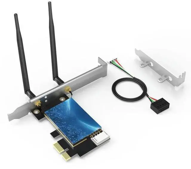Main image of FOR AC1200Mbps Wi-Fi With Bluetooths PCI Express adapter With 2*5dBi Antenna wifi laptop card ethernet usb wifi adapter 1200mbps