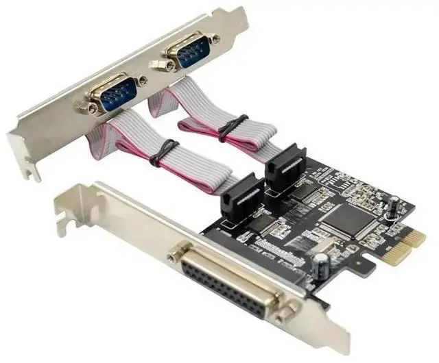 Main image of FOR PCIe to 2S1P Serial & Parallel Converter card pcie to 2 ports rs232+Parallel Printer LPT port adapter Card MCS9901Chipset RS-232