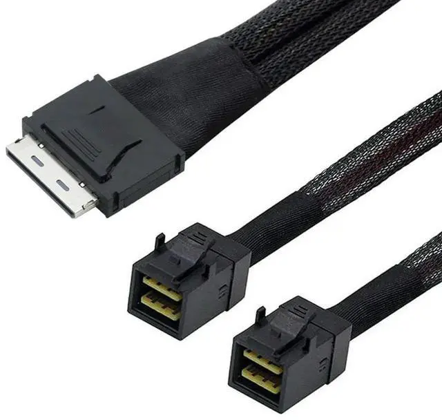 Main image of FOR Premium PCIe SFF-8611 8I to Dual 8I SAS SFF-8643 Cable for Servers