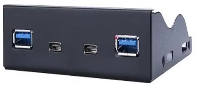 Main image of FOR Dual 5Gb/s USB 3.1 Type-C + USB 3.0 HUB 19Pin USB to Dual USB3.0 USB-C adapte 3.5 Front Panel Floppy Disk Bay