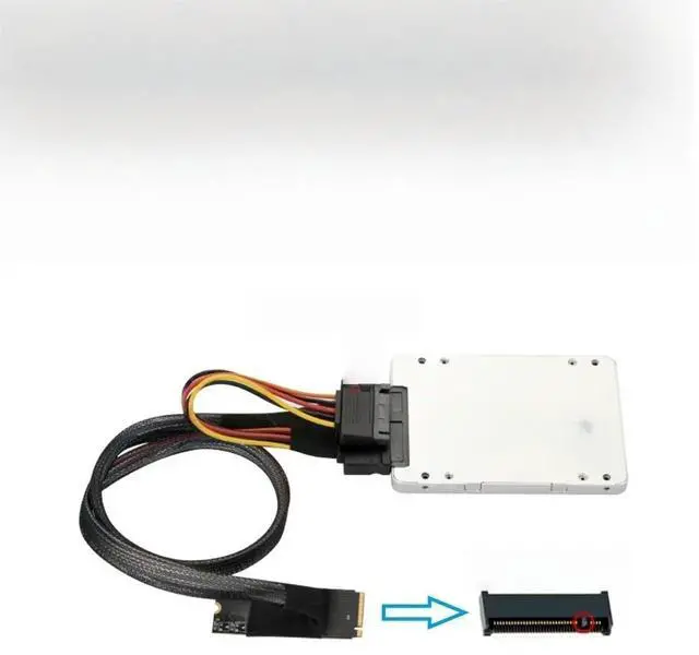 Main image of FOR M.2 M-key to U.2 SFF-8639 Adapter Cable for 750 P4610 983 SFF-8639 Cable