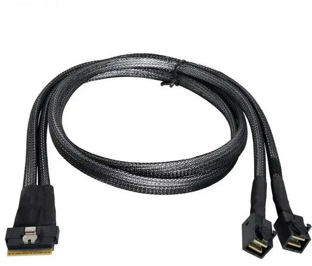 Main image of FOR MINI SlimSAS SFF-8654 8i 4.0 to 4X SAS SFF-8643 server connection Cable