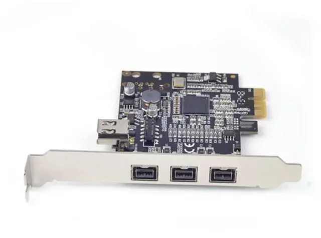 Main image of FOR PCIE Combo 3x 1394b + 1x 1394a Firewire Ports PCI-Express Controller Card, 1394 card TI Chipset XI02213, 8 7
