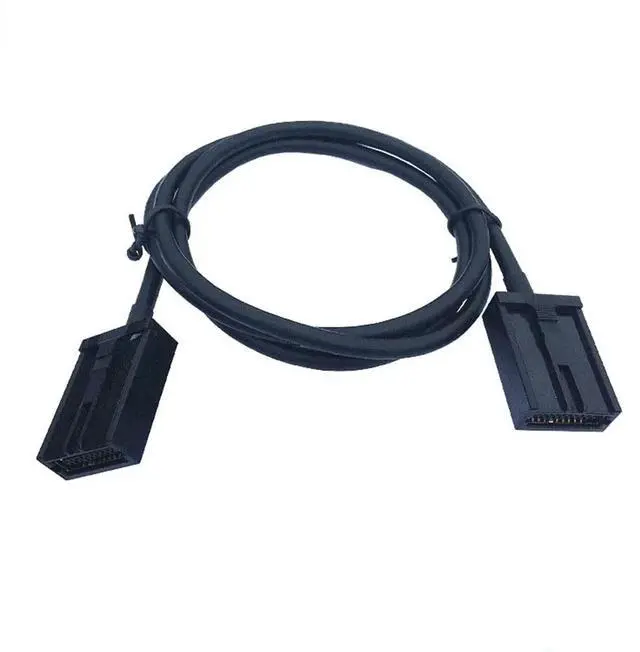 Main image of FOR HDMI EM male to HDMI E TYPE male 19P 1.4V 4K black ABS shell car HD connection cable