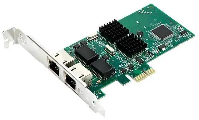 Main image of FOR Dual Port 1000Mbps Network Card PCIe 1x Server Adapter 82540 chipest