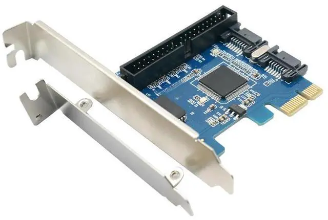 Main image of FOR Desktop PCI-E to SATA2.0 card PCIe to dual SATA + IDE 40pin hard disk controller adapter