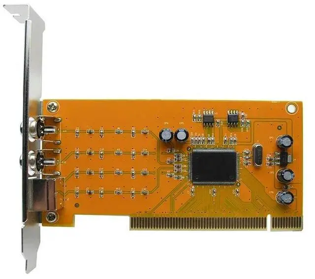 Main image of FOR SDK2500 PCI to 2 ports av capture video card HD TRIDENT SAA7134HL Chipset AV/S 1394 Acquisition Card 720x576 support DirectX VFW