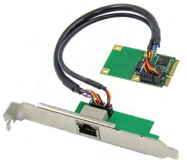 Main image of FOR mini PCIe to Single port RJ45 Ethernet NIC Network Card Mini PCIE RJ45 LAN server network card 1000M to mpcie