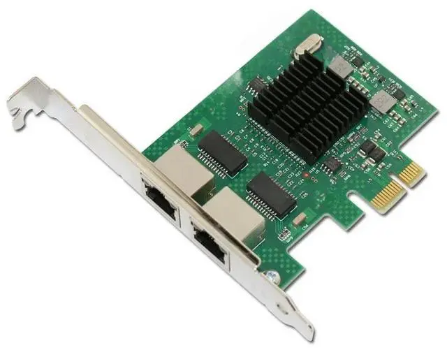 Main image of FOR E575T2 Dual-port PCI-E X1 Ethernet Network Card 10/100/1000Mbps LAN Adapter Controller Wired 82575 E1G42ET
