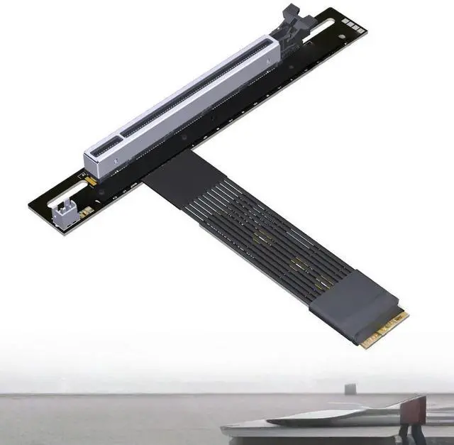 Main image of FOR M.2 NGFF NVMe to PCIe 5.0 x16 STX Motherboard Graphics Card Extension Cable Supports Gen5