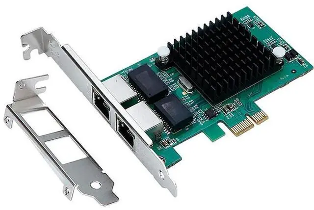 Main image of FOR 82575 Server Chipset PCI-Express Network Card 1000M PCI-e Double RJ45 Port NIC Adapter