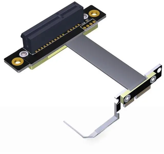 Main image of FOR PCIe x1 x4 extender adapter jumper for audio,wireless LAN, usb cards pci-e 1x to 4x PCI-Express cables extension cable x4 female