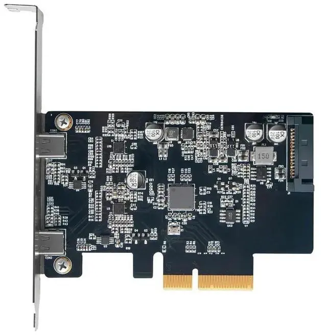 Main image of FOR PCI-E to dual Type-C Expansion Card,2-Port 10Gbps High-Speed Dual TypeC 3.1 Interface Adapter Card asm1142 chipset