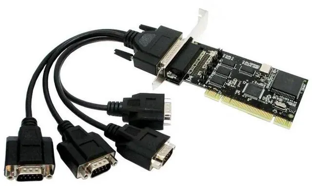 Main image of FOR MCS9865 PCI to serial card RS-232 serial port expansion cards (4) 9-pin com RS232 port integrated