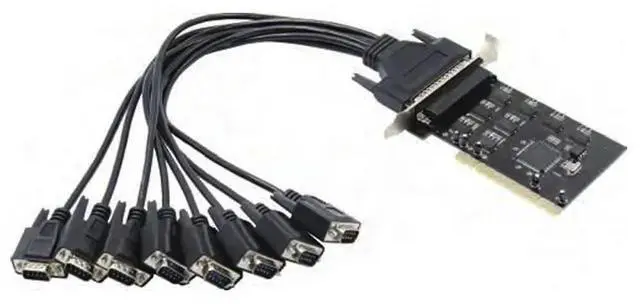 Main image of FOR PCI to 8 port DB9 RS232 Serial card 8 Ports PCI RS232 COM DB9 Multi Serial Controller Card SB16C1058 Chipset rs-232 to pci