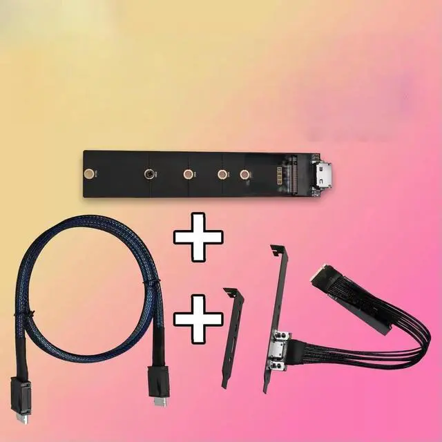 Main image of FOR PCIE4.0 External M.2 Adapter Board SFF8612 To M.2-M Key Adapter SSD Hard Drive