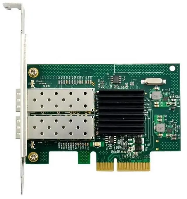 Main image of FOR PCI-E X4 to fiber server network card 1000M PCIe dual SFP fiber network card 82576EB chipset