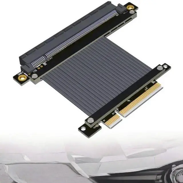 Main image of FOR Extension Cable PCIE 4.0 X8 To X16 PCI-e 8x 16x Adapter Riser for Server 4.0 Graphics Card GTX3080ti RX5700xt Pcie4.0 Gen 4