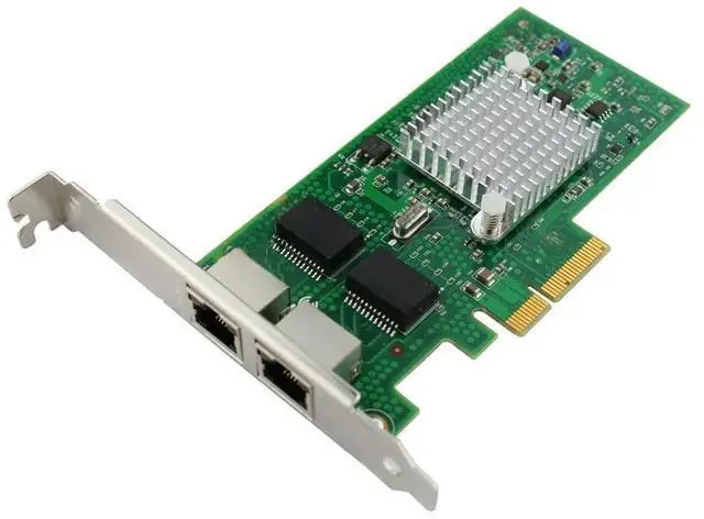 Main image of FOR WY5709-T2 DUAL Port 1000Mbps Ethernet PCI-E X4 NIC Card Chipset for BCM5709C