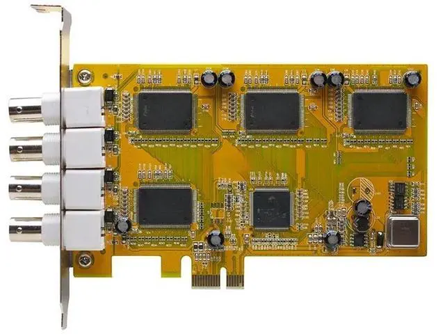 Main image of FOR 4 Channel av/s Video Capture BNC 4 Port VC4000E Image ing Capture Card 4 Port PI7C9X+SAA7134HL Chip 1394 1440*900