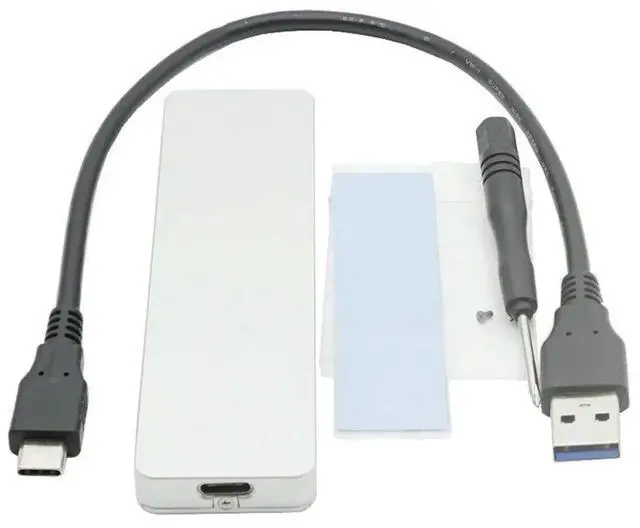 Main image of FOR USB3.1 Type-C to M. 2 NVME PCIE SSD Enclosure PCI-E protocols Mobile Hard Disk Box JMS583 chip Aluminium Heat dissipation