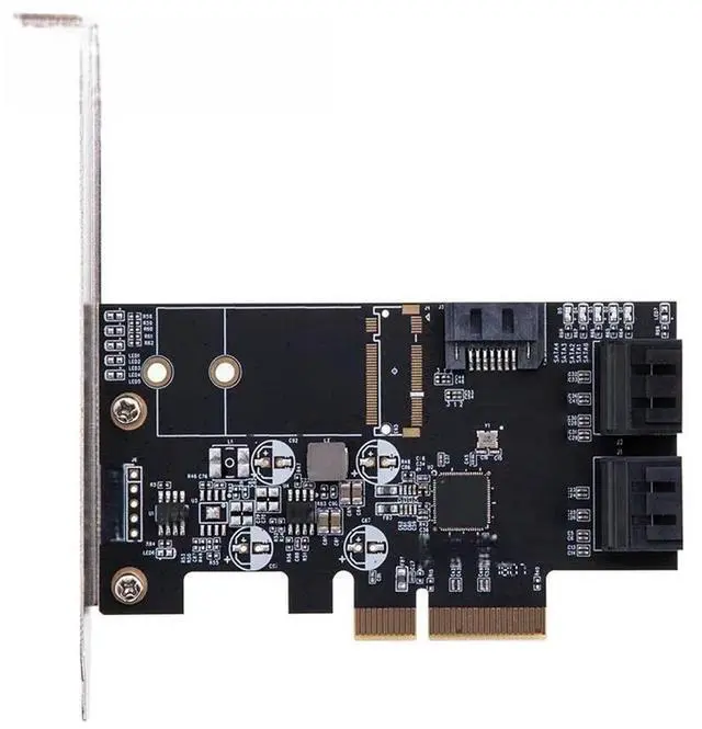 Main image of FOR SATA III 6g 5 ports controller card PCIe 3.0 x4 expansion card with Low Profile Bracket