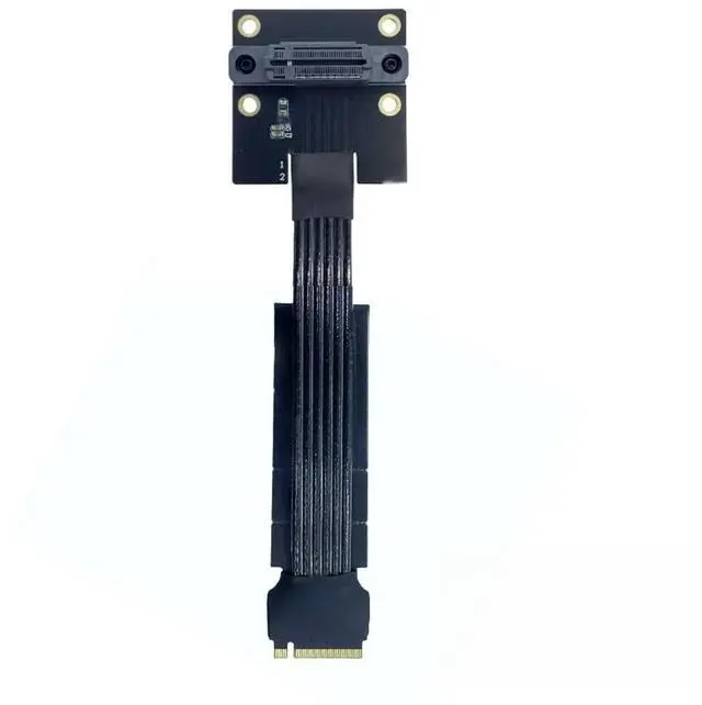 Main image of FOR M.2 MEKY High-Speed Extension Cable, PCIe 4.0 NVMe Protocol, Silver-Plated Wires, M.2 Vertical Socket