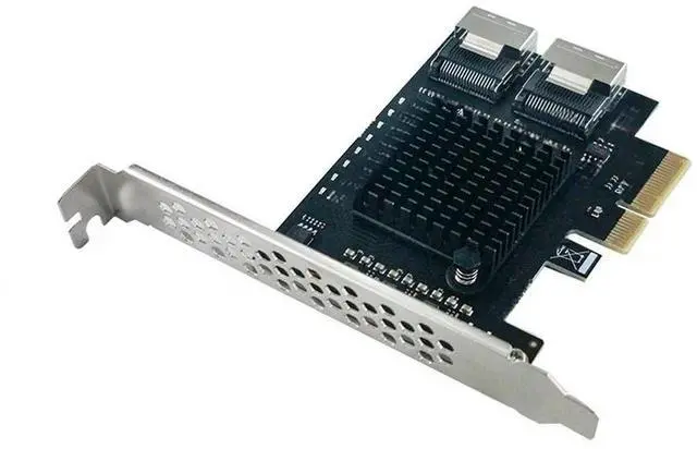 Main image of FOR 8 Port SATA 3.0 SFF8087 PCIe 3.0 X4 To Mini SAS Controller PCIe To SFF 8087 SFF-8087 SATA3 ASM1166 Chip Adapter Expansion Card