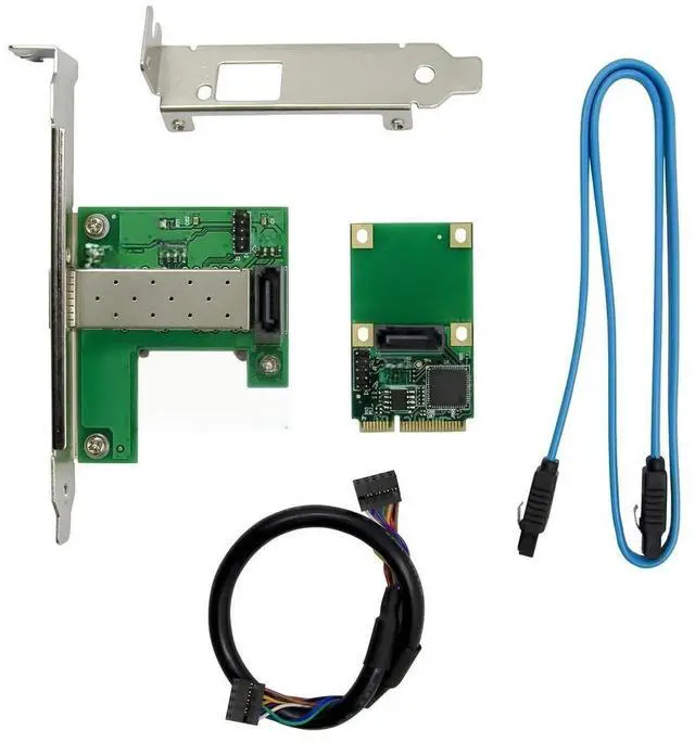 Main image of FOR MINI PCIE I210 SFP 1-port Network Adapter 1G 1000M LAN CARD