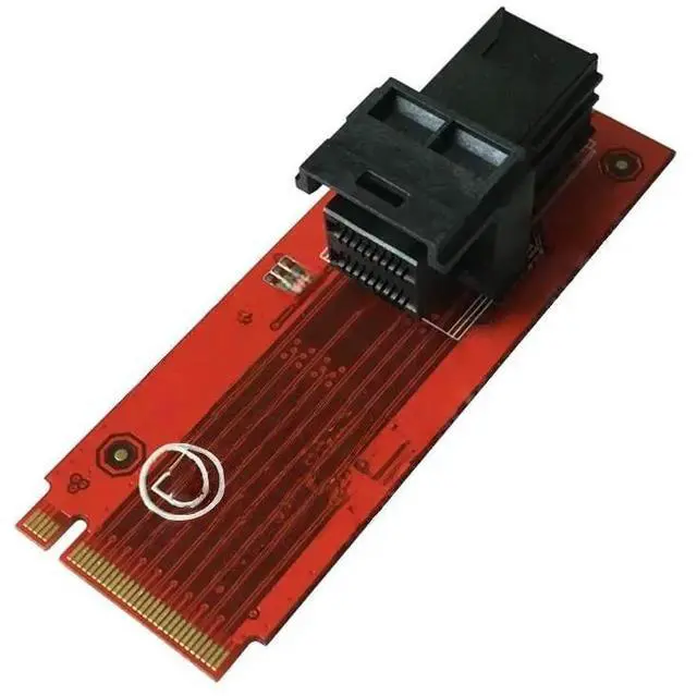 Main image of FOR M2(PCIe Gen x4) to SFF-8643 Adapter Connector Connection NVMe U.2 (SFF-8639) SSD Gen3/4 UEFI WIN10