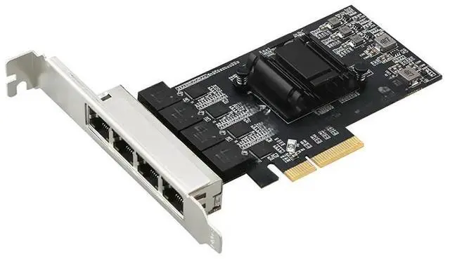 Main image of FOR PCIe Network 4 port 2.5G Card 10/100/1000M/2.5G RJ45 /RT8125B PCI-E LAN GIBABIT Ethernet Network Adapter Card