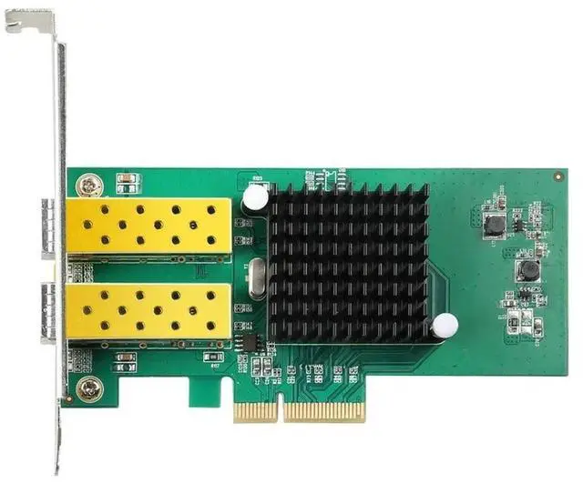 Main image of FOR 2 Port SFP network card 1G fiber optic network card PCIe 4X Server Lan card with 82576