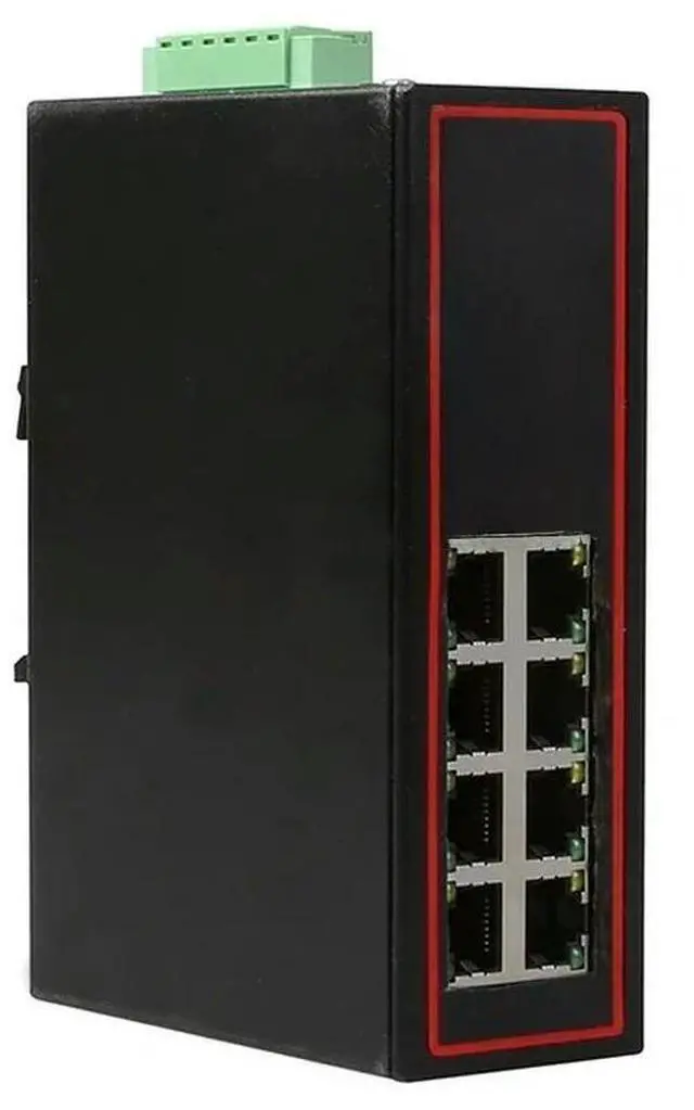 Main image of FOR Industrial 8 port ethernet LAN switch 100M DOUBLE DC POWER high and low temperature PROTECTION