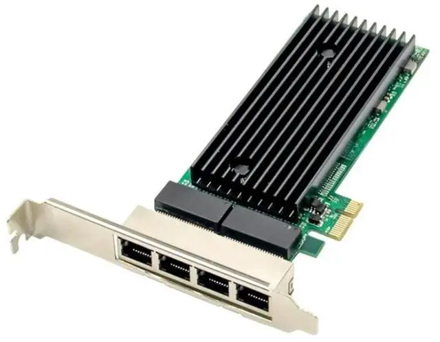 Main image of FOR pcie x1 1000m lan 4-Port RJ45 Ethernet PCI-Express X14 Server Adapter Network Card 82576 T4 Chipset