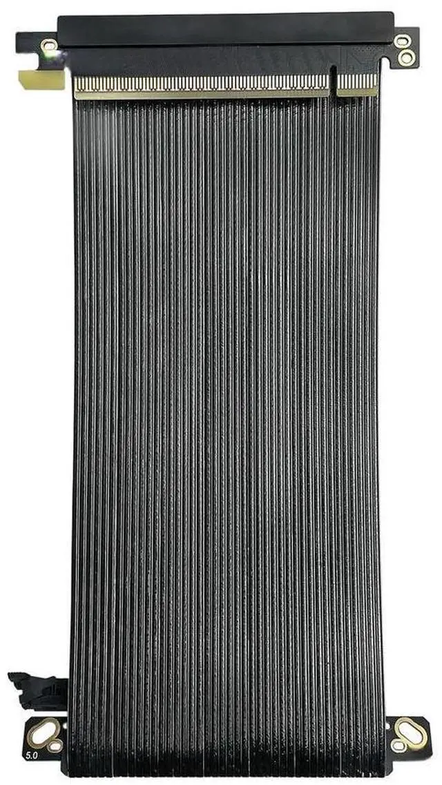 Main image of FOR PCIe 5.0 X16 Riser Cable 64Gbps for 50/40/30 Series, Compatible 4.0/3.0, for Vertical installation GPU 180° to 90°