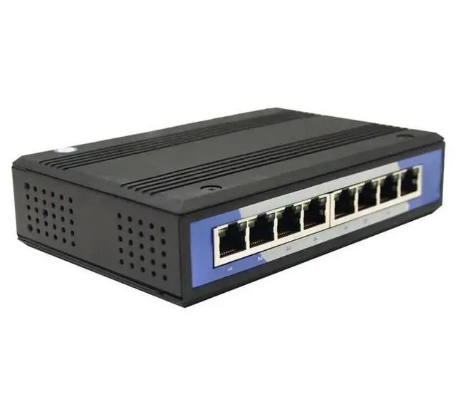 Main image of FOR UT-6408 8 port industrial grade non-managed Ethernet switch 10/100Mbps auto negotiation full duplex half duplex Auto MDI/MDI-X