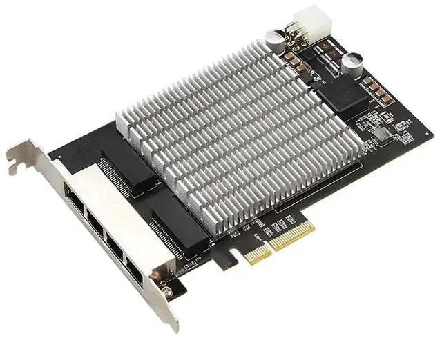 Main image of FOR 2.5G 4-port PoE Network Card PCIe PCI-E x4 Industrial Grade Network Card with i226 chip for PC Desktop Storage Devices