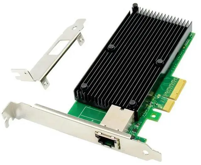 Main image of FOR PCIe X4 to Single Port 10GbE RJ45 Server NIC Network Card PCIe 10 Ethernet server PCI-E card X550 Chipset 10G LAN 10000m